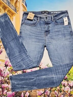 PRPS Hydro Purpose Jeans Indigo Stretch Tapered Skinny Size 34 New